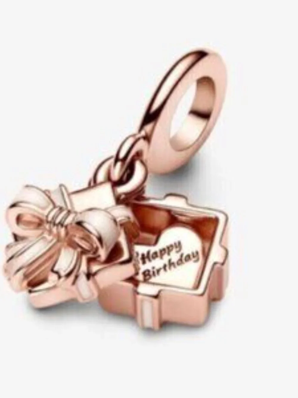 Pandora Rose Gold Gift Bow Dangle Charm